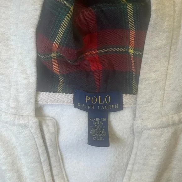 Polo by Ralph Lauren Beige Zip-Up Hoodie - Picture 3 of 3